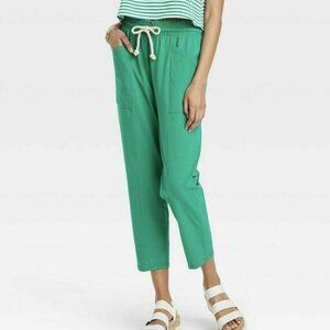 Universal Thread Sleeveless Striped T-Shirt | Size XS | Green Teal | NWOT